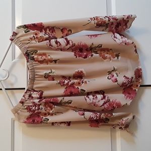 Off-the-shoulder blouse